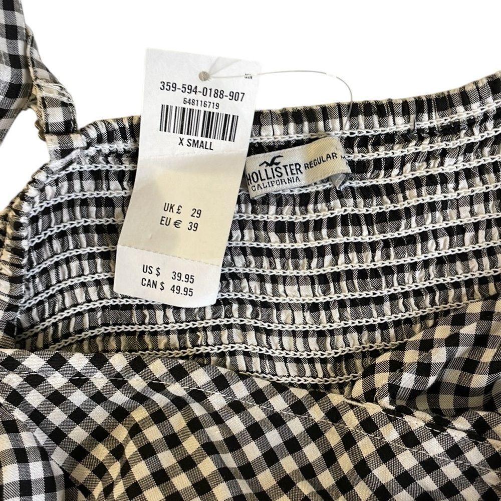 NWT Hollister Black & White Romper - Picture 5 of 7